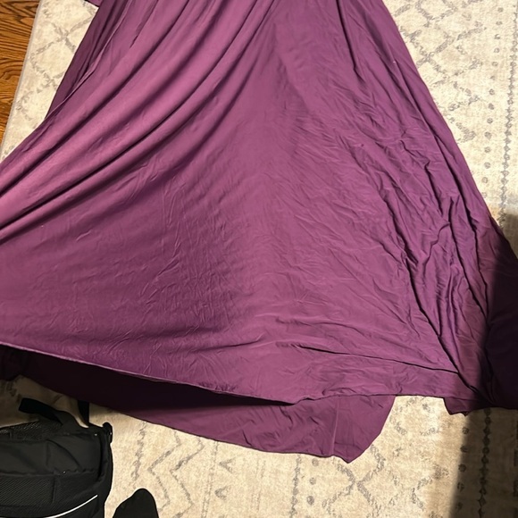 Elegant Purple Maternity Photography Maxi Dress size 2XL - Picture 7 of 8